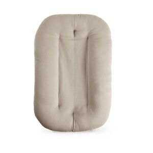 Snuggle Me Lounger in color birch with extra cover in color wren EUC